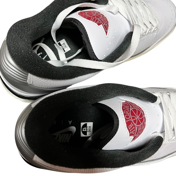 Nike Air Jordan 2/3 Men’s Shoes in White/Fire Red/Cement Gray/Sail Size-12 main image 6